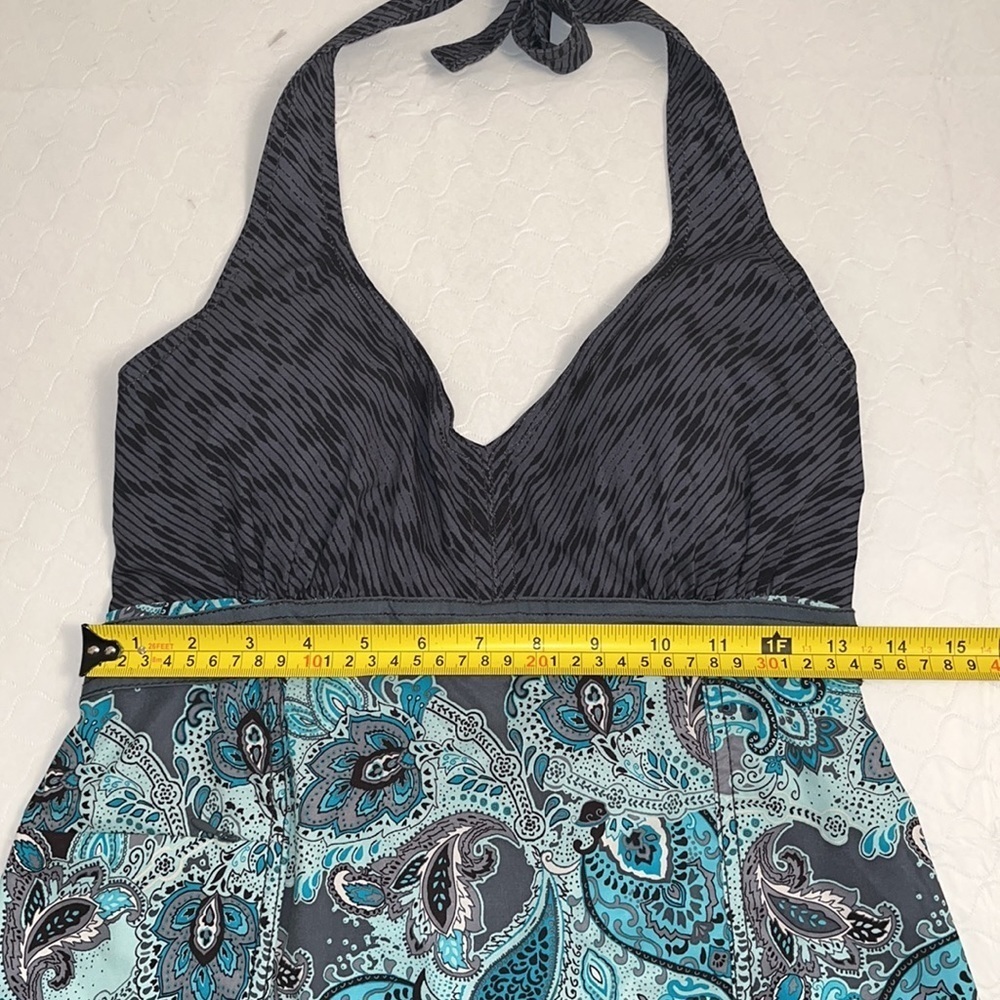 Athleta Pack Everywhere Dress gray teal white 8p - Picture 9 of 13